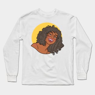 Curly and Caramel Long Sleeve T-Shirt